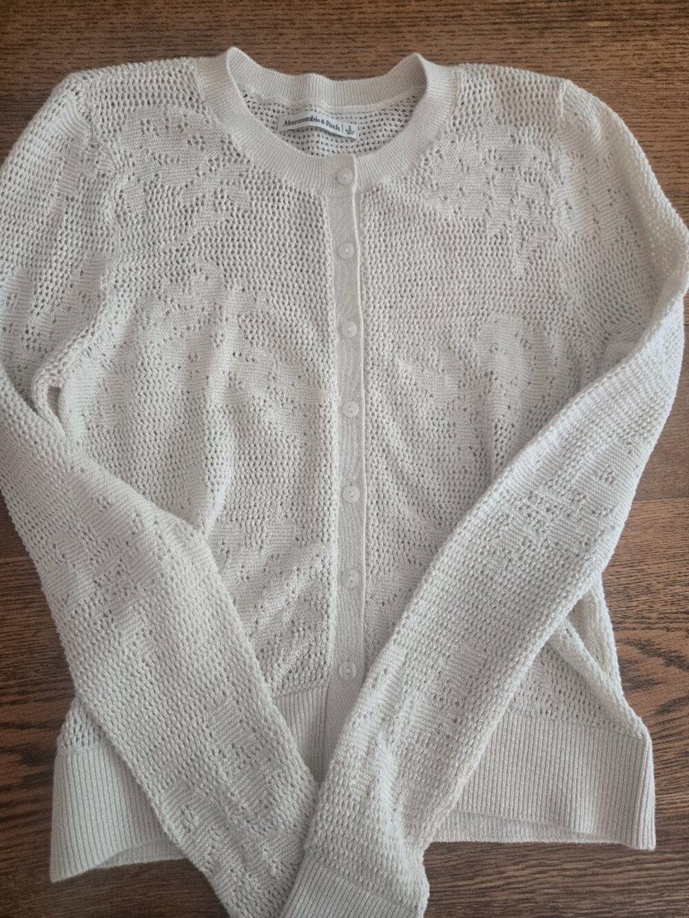Abercrombie Floral Embroidered Cardigan